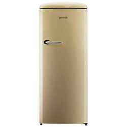 Gorenje ORB153 Freestanding Fridge, A+++ Energy Rating, Right-Hand Hinge, 60cm Wide Cream